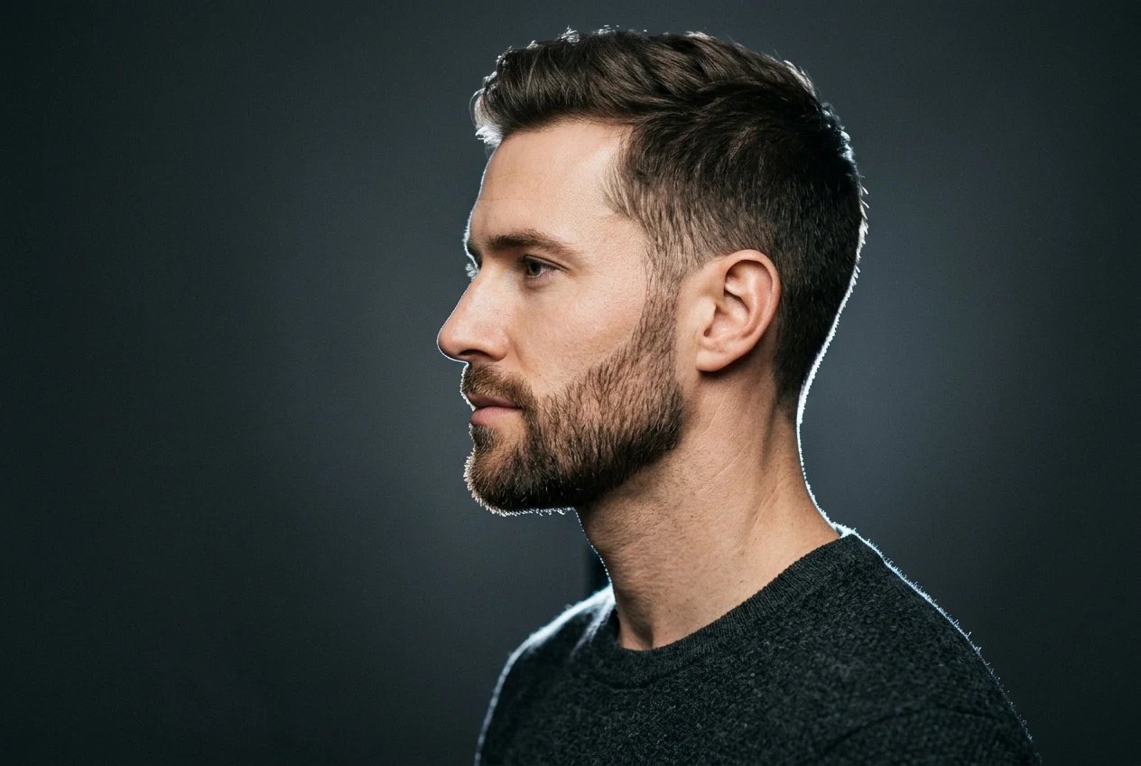 Accurate jawline fitting and natural face contour alignment